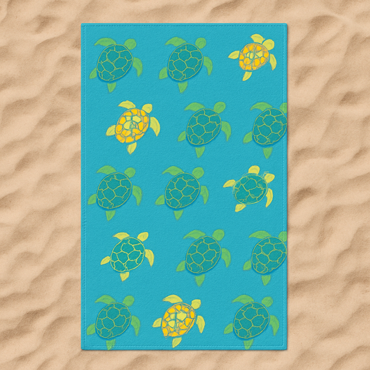 Beach Towel, “La Tortue”